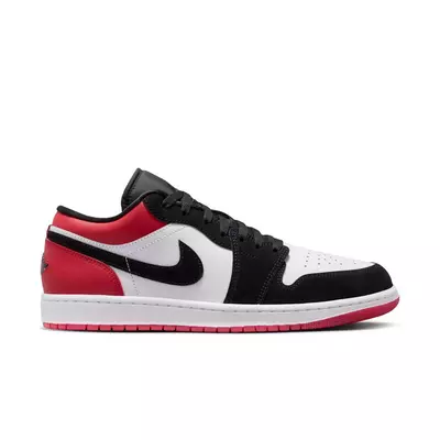 Jordan 1 Low SE "White/Black/Varsity Red" Men's Shoe - white/black/red