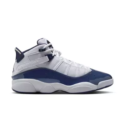 Jordan 6 Rings "White/Midnight Navy/Neutral Grey" Men's Shoe - white/navy