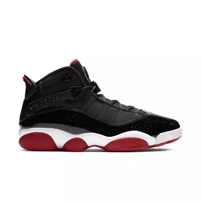 Jordan 6 Rings "Black/Varsity Red/White" Men's Shoe - black/red