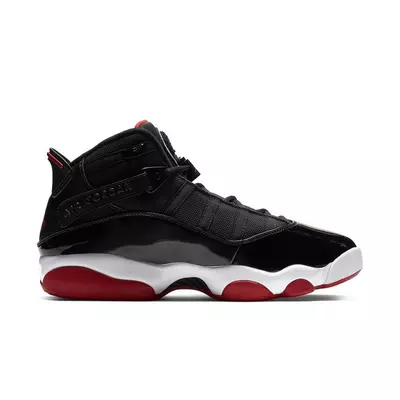 Jordan 6 Rings "Black/Varsity Red/White" Men's Shoe - black/red