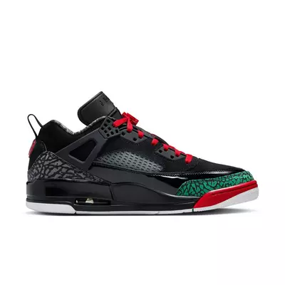 Jordan Spizike Low "Black/Varsity Red/Classic Green/White" Men's Shoe - black/red