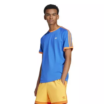 adidas Originals Men's Monogram Cali Tee-Blue - blue