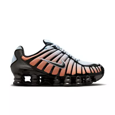 Nike Shox TL "Blue Tint/Black/Total Orange" Women's Shoe - blue/orange