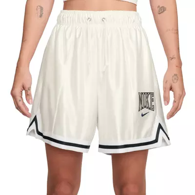Nike Women's Sportswear Street 6" Satin Graphic Shorts - sail