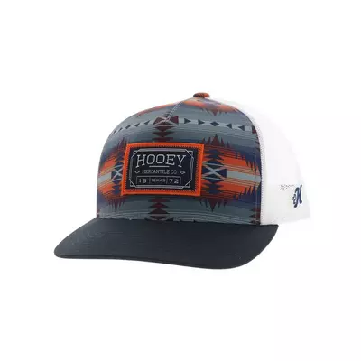 Hooey Patch Logo Snapback Hat-Navy - navy