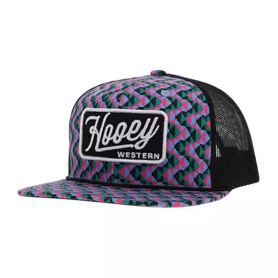 Hooey Lakota Snapback Hat-Purple/Black - purple/black