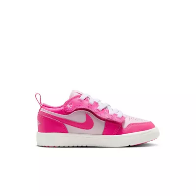 Jordan 1 Low Alt "Pink Foam/Hyper Pink/Summit White" Preschool Girls' Shoe - pink