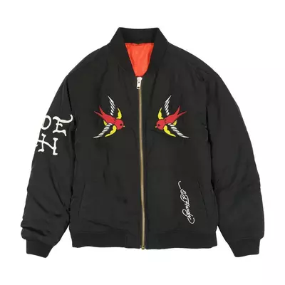 Ed Hardy Men's Skull Bomber Jacket - black