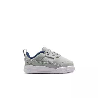 Jordan Flight Court "Neutral Grey/Midnight Navy/White" Toddler Boys' Shoe - grey/navy