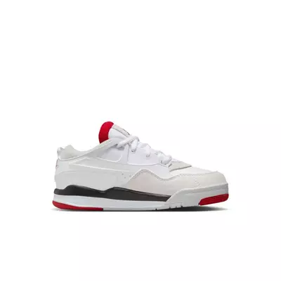 Jordan 4 RM "White/Varsity Red/Black/Neutral Grey" Preschool Boys' Shoe - white/red/black